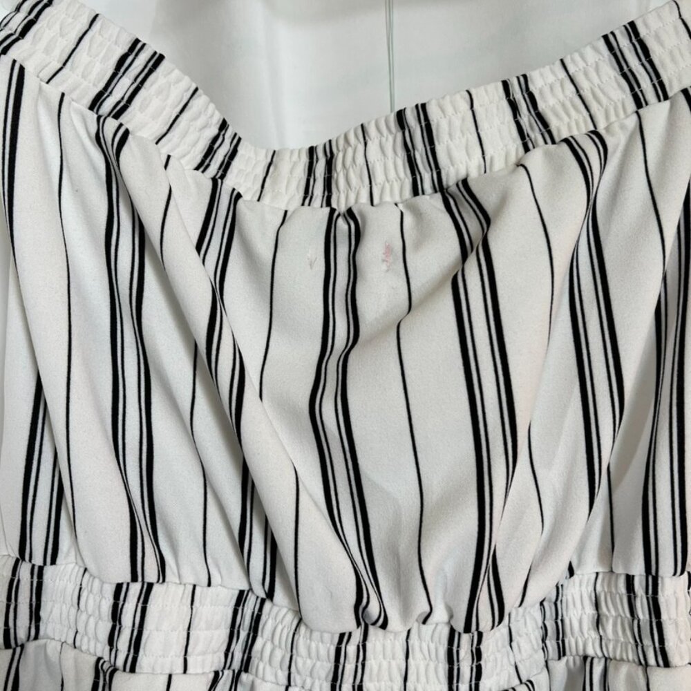 Cisono Jumpsuit Vertical Stripes Drawstring Waist Sleeveless - Picture 12 of 15